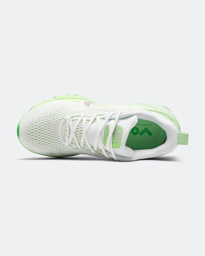 Womens Vomero 18 - White/Metallic SIlver-Illusion Green