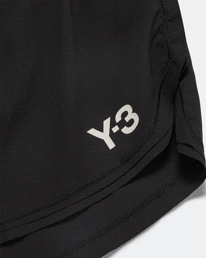 Womens Y-3 Running Shorts - Black