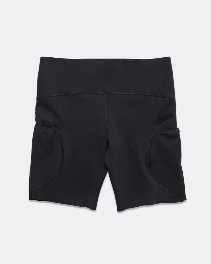 Womens Zero Run Half Tight - Black