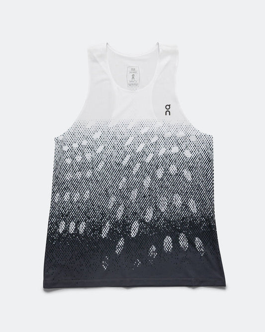 Womens Zero Singlet - White/Iron