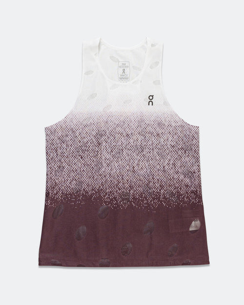 Womens Zero Tank Breathe - Foxglove/White
