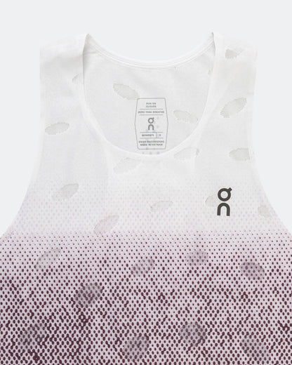 Womens Zero Tank Breathe - Foxglove/White