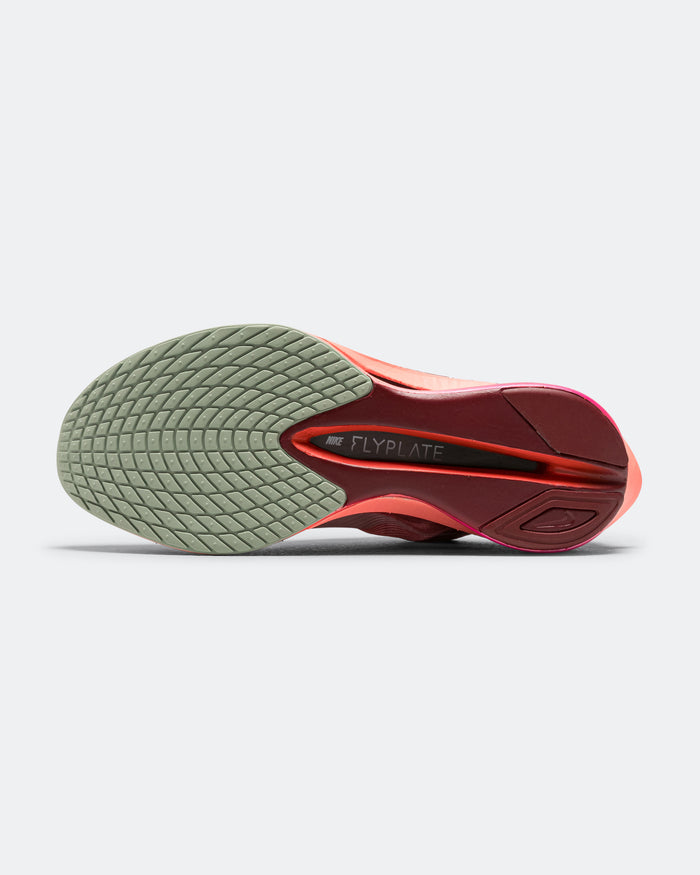 Womens ZoomX Vaporfly Next% 4 SE - Team Red/Barely Green-Atomic Pink