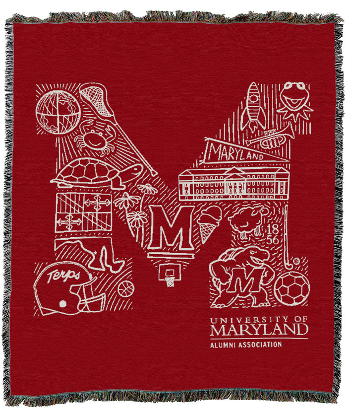 Woven Throw Blanket | Maryland Icon Collection