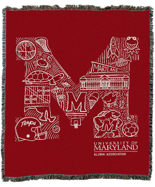 Woven Throw Blanket | Maryland Icon Collection
