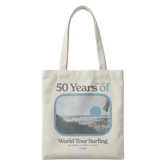 WSL50 Bells Beach Canvas Tote Bag