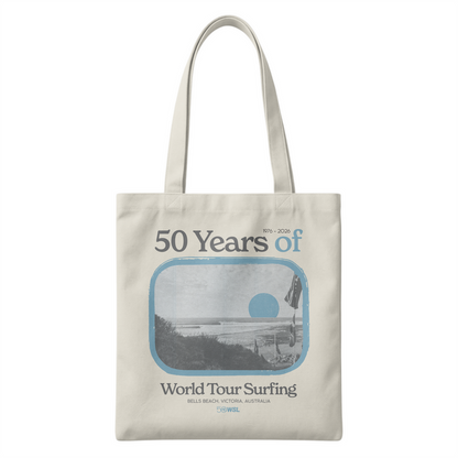 WSL50 Bells Beach Canvas Tote Bag