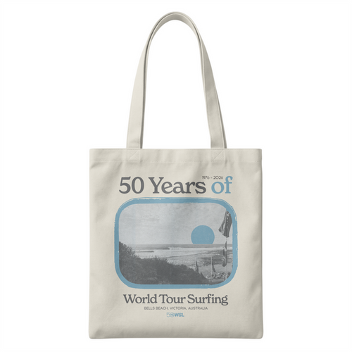 WSL50 Bells Beach Canvas Tote Bag
