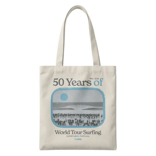 WSL50 Supertubos Canvas Tote Bag