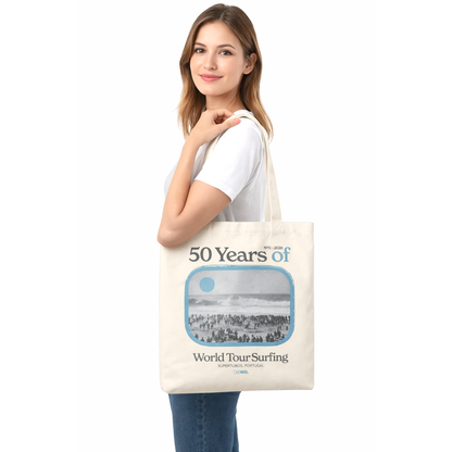 WSL50 Supertubos Canvas Tote Bag