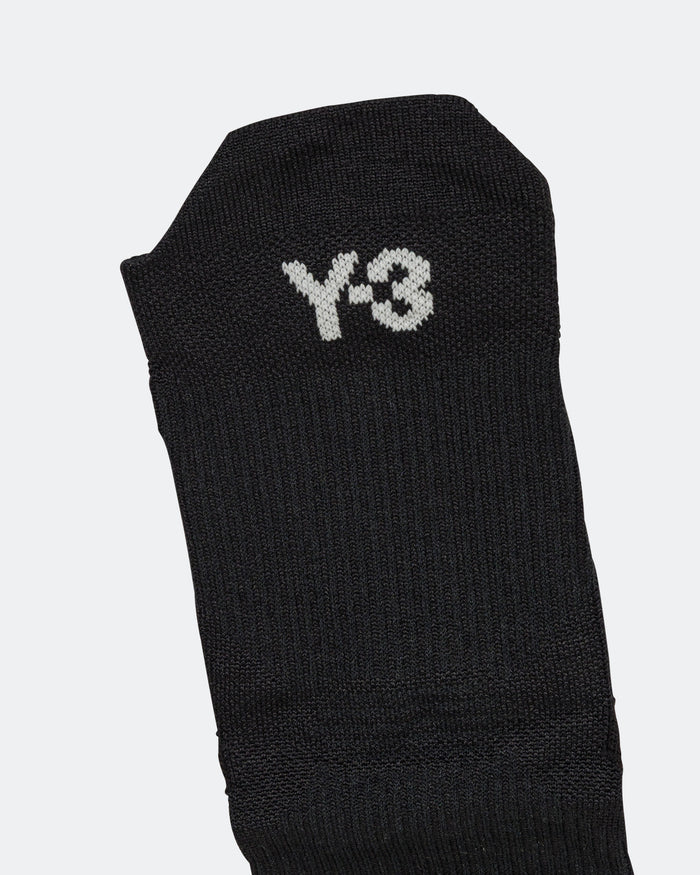 Y-3 Run Sock - Black/Black