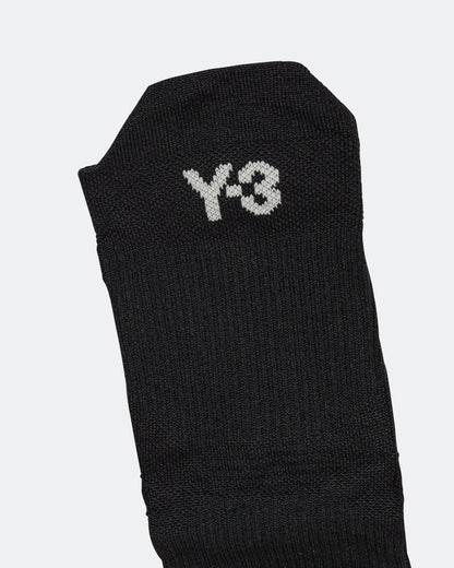 Y-3 Run Sock - Black/Black