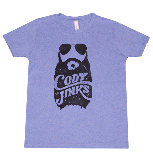 Youth Beard Silhouette (ROYAL BLUE)