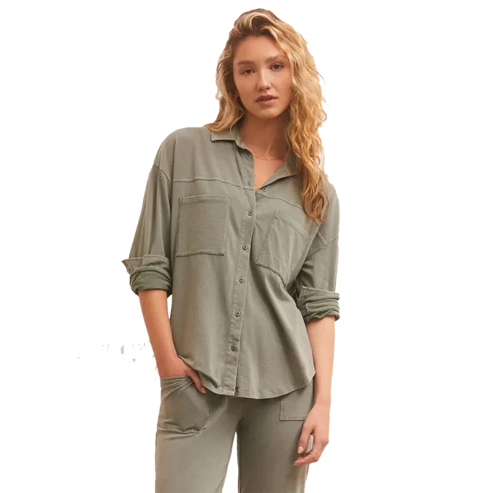 Z Supply Women's Niccola Button Up Top