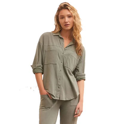 Z Supply Women's Niccola Button Up Top