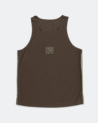 ZERO Race Singlet x UTA - Woodland/Moss
