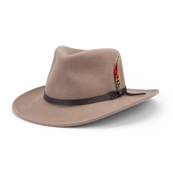 Ziggy - CRUSHABLE WATER REPELLENT AUSTRALIAN WOOL FELT OUTBACK - Harrys for Menswear
