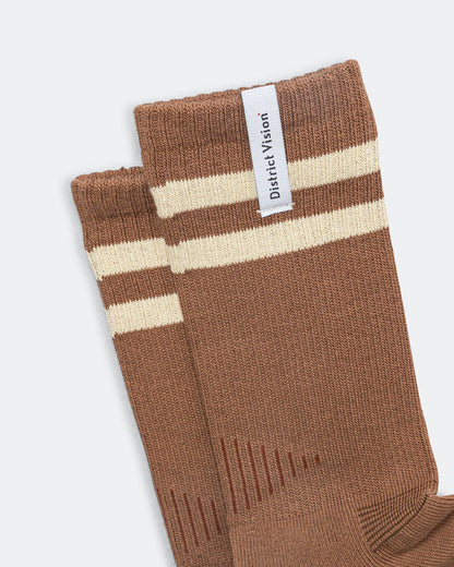 Zonal Organic Cotton Socks - Brown/Sand