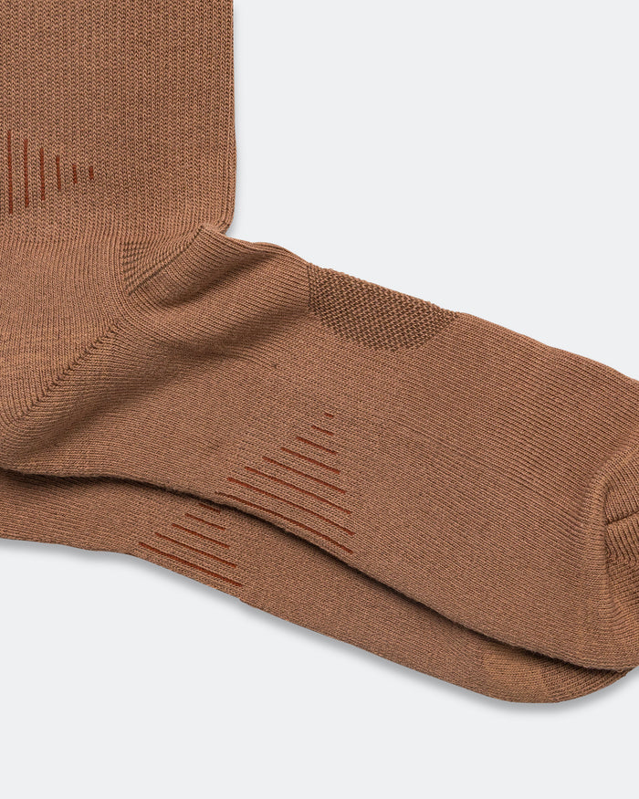 Zonal Organic Cotton Socks - Brown/Sand