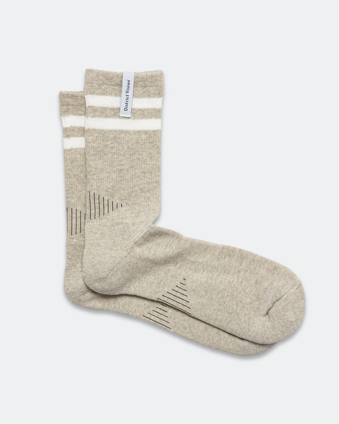 Zonal Organic Cotton Socks - Heather Grey/White
