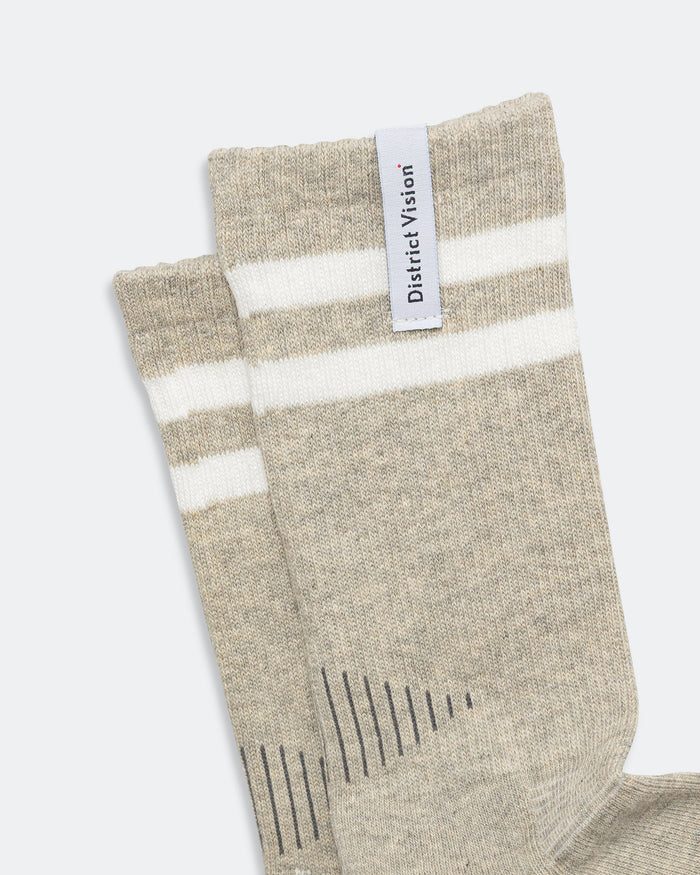 Zonal Organic Cotton Socks - Heather Grey/White