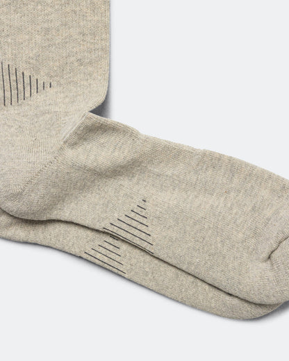 Zonal Organic Cotton Socks - Heather Grey/White