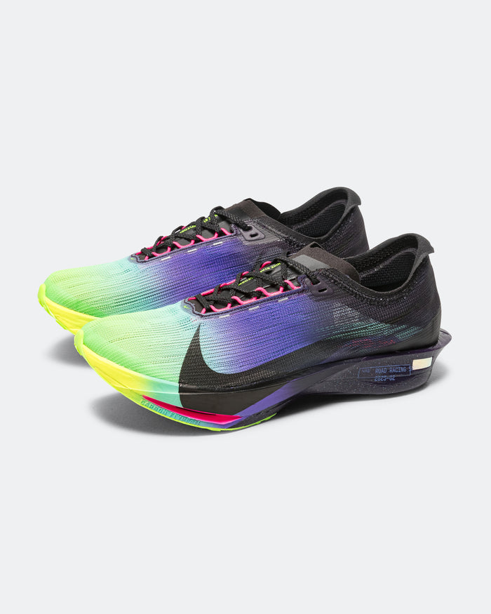 ZoomX Streakfly 2 GLAM  - Dark Obsidian/Black-Electric Green